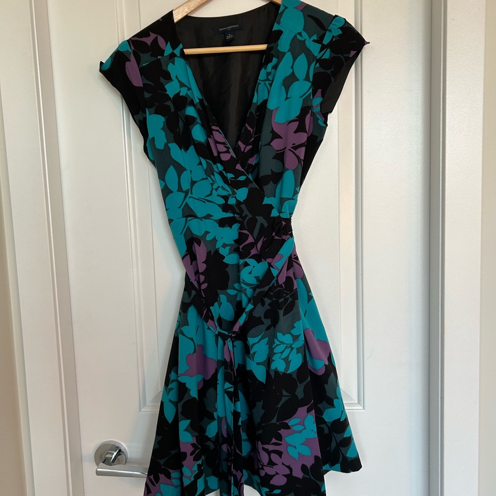 Banana Republic Floral Wrap Dress